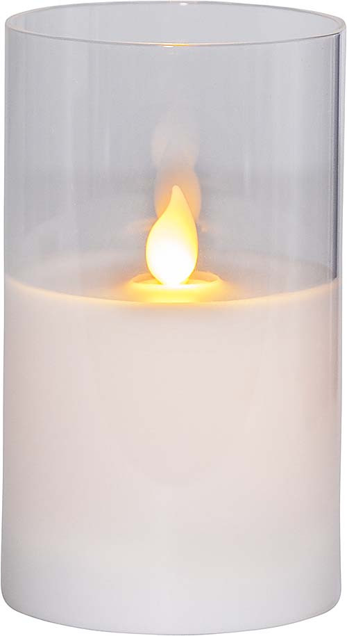 Glashållare M-Twinkle med LED-ljus Ø 7,5 x 15 cm