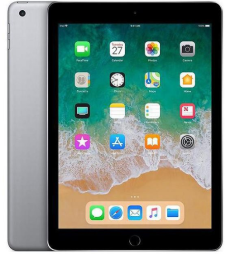 Apple iPad (6th Gen), 32GB, svart, WiFi. Begagnad