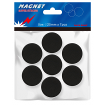 Magneter 25 mm svart 7/fp