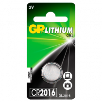 Knappcellsbatteri GP Litium CR2016