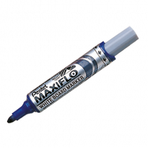 Whiteboardpenna Pentel Maxiflo rund blå