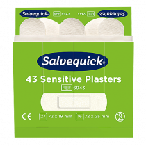 Plåster Salvequick Sensitive 6 refiller/fp