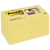 Post-it Super Sticky Notes Canary Yellow 51x51 mm 12/fp