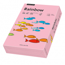 Färgat papper Rainbow A4 120 g rosa 250/fp