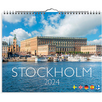 Väggkalender 2024 Stockholm