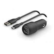 Billaddare Belkin 24W + USB-C-kabel
