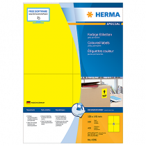 Etiketter Herma Special 105x148 mm gul 400/fp