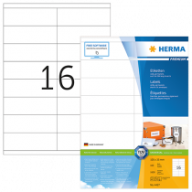 Etiketter Herma Premium 105x35 mm 1600/fp