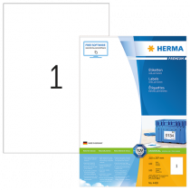 Etiketter Herma Premium 210x297 mm 100/fp