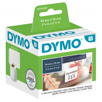 Stor universaletikett Dymo LabelWriter 70x54 mm