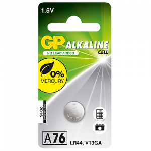 Knappcellsbatteri GP Alkaline LR44/A76