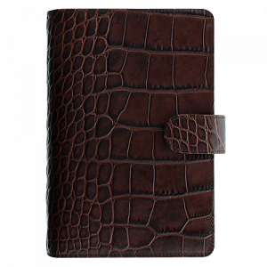 Filofax Classic Croc Pocket chestnut