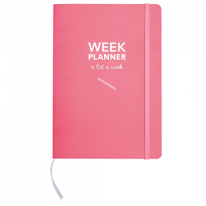 Week Planner A5 rosa